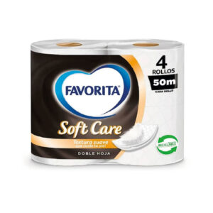 Papel Higiénico Favorita D/H Soft Care 4X50 Mt