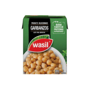 Garbanzos Marca Wasil (380 grs)