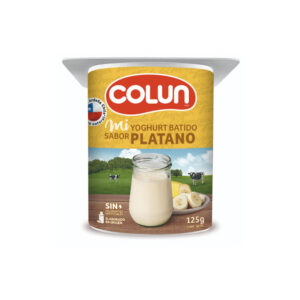 Yoghurt Platano Colun (125 grs)