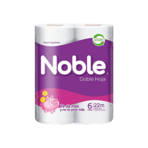 Papel Higiénico D/H Noble 6Ux22M