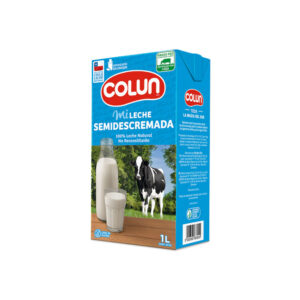 Leche Semidescremada Colun Caja 1L