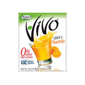 Jugo en Polvo Vivo Naranja 8G