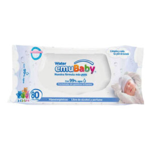 Toallas Humedas C/Tap Emubaby 99% Agua