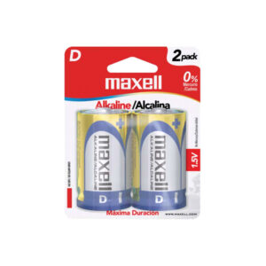 Pila D Alcalina grande Maxell Dis 2U
