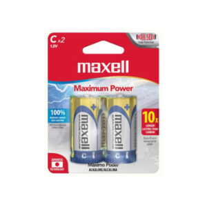 Pila Alcalina C Maxell Blister 2X12U