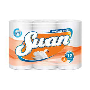 Toalla Papel Swan Clásica 3 Rollo